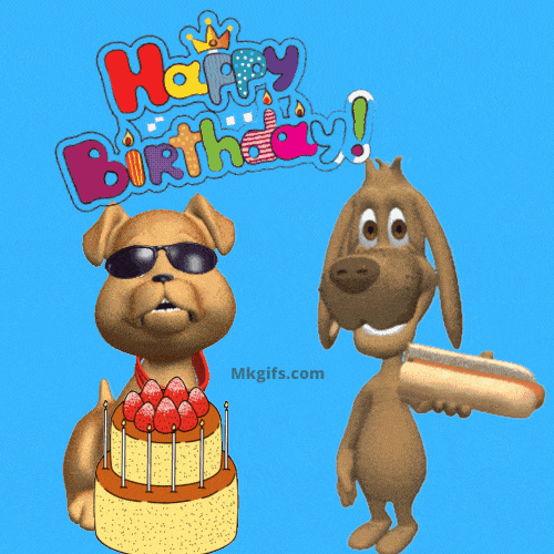 Animated Happy Birthday GIFs Funny Birthday GIF Pics Mk