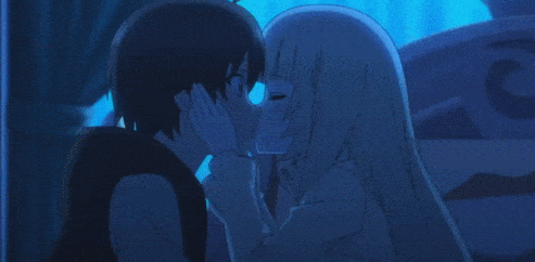 Anime Kiss GIF - Anime Kiss Girl - Discover & Share GIFs