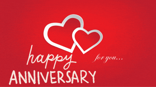 cute happy anniversary to you both
