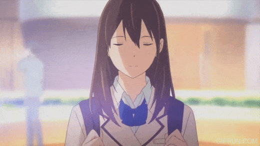 Emotional Machikado Mazoku Anime Cry GIF  GIFDBcom