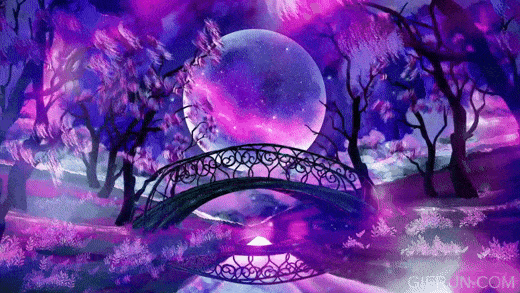 Beautiful Purple Anime GIF Images  Mk GIFscom