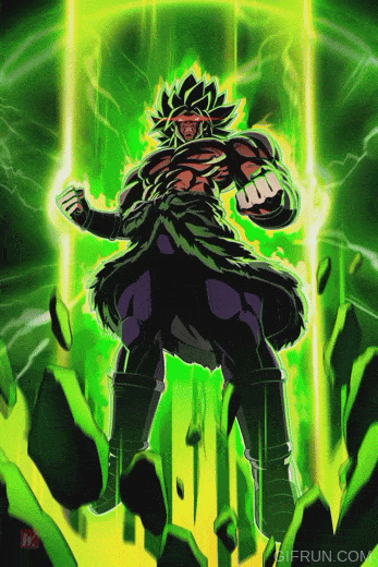 Best Dragon Ball Broly GIF Images - Mk GIFs.com